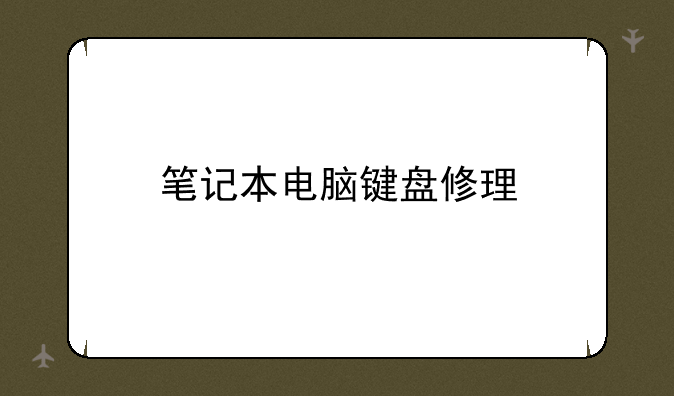 笔记本电脑键盘修理