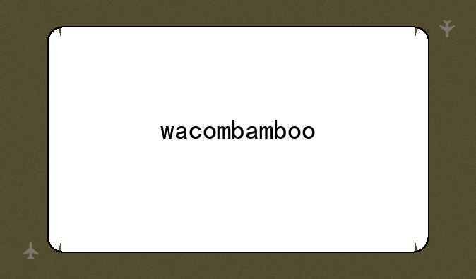 wacombamboo