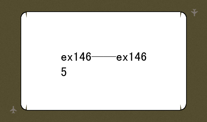ex146——ex1465