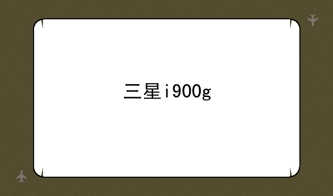 三星i900g
