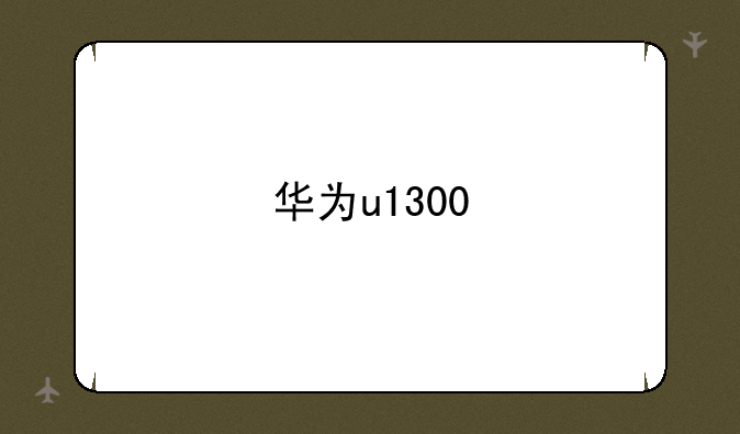 华为u1300