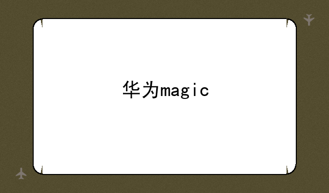 华为magic