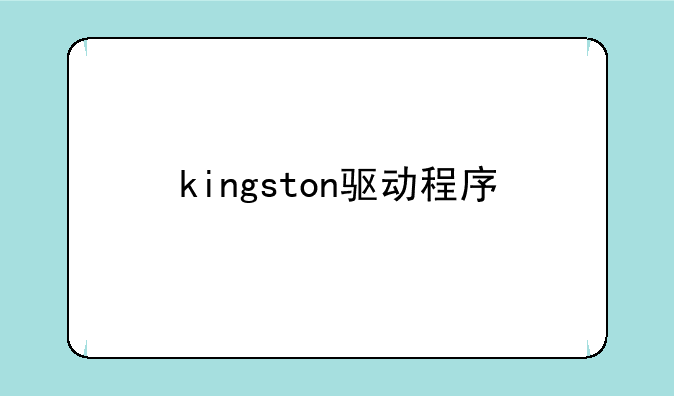 kingston驱动程序