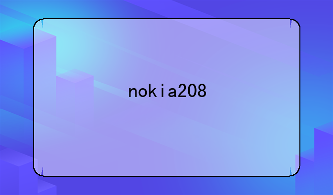 nokia208